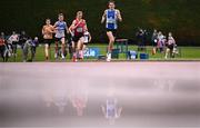 28 June 2025; Luke Walsh of South Galway AC, Galway, competes in the Boys Under 17 3000m during day one of the 123.ie National Juveniles Track & Field Championships at Tullamore Harriers Athletics Club in Offaly. Photo by Ben McShane/Sportsfile