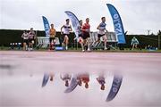 28 June 2025; A view of the field in the U17 Boys 3000m during day one of the 123.ie National Juveniles Track & Field Championships at Tullamore Harriers Athletics Club in Offaly. Photo by Ben McShane/Sportsfile