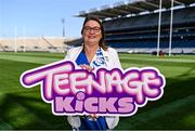 1 July 2025; Ladies Gaelic Football Association President Trina Murray pictured at Croke Park as the LGFA launches its new ‘Teenage kicks’ app. Photo by Ben McShane/Sportsfile