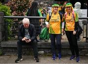 28 June 2025; Donegal supporters Proinsias, left, and Clare White before the GAA Football All-Ireland Senior Championship quarter-final match between Monaghan and Donegal at Croke Park in Dublin. Photo by David Fitzgerald/Sportsfile