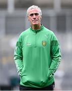 28 June 2025; Donegal manager Jim McGuinness before the GAA Football All-Ireland Senior Championship quarter-final match between Monaghan and Donegal at Croke Park in Dublin. Photo by Piaras Ó Mídheach/Sportsfile