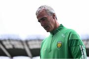 28 June 2025; Donegal manager Jim McGuinness before the GAA Football All-Ireland Senior Championship quarter-final match between Monaghan and Donegal at Croke Park in Dublin. Photo by Piaras Ó Mídheach/Sportsfile