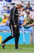 28 June 2025; Donegal manager Jim McGuinness before the GAA Football All-Ireland Senior Championship quarter-final match between Monaghan and Donegal at Croke Park in Dublin. Photo by Piaras Ó Mídheach/Sportsfile