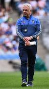 28 June 2025; Monaghan manager Gabriel Bannigan before the GAA Football All-Ireland Senior Championship quarter-final match between Monaghan and Donegal at Croke Park in Dublin. Photo by Piaras Ó Mídheach/Sportsfile