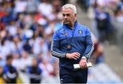 28 June 2025; Monaghan manager Gabriel Bannigan before the GAA Football All-Ireland Senior Championship quarter-final match between Monaghan and Donegal at Croke Park in Dublin. Photo by Piaras Ó Mídheach/Sportsfile