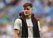 28 June 2025; Michael McKiernan of Tyrone before the GAA Football All-Ireland Senior Championship quarter-final match between Dublin and Tyrone at Croke Park in Dublin. Photo by David Fitzgerald/Sportsfile