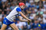 28 June 2025; Pierce Quann of Waterford scores his side's first goal during the Electric Ireland GAA Hurling All-Ireland Minor Championship final match between Waterford and Clare at FBD Semple Stadium in Thurles, Tipperary. Photo by Brendan Moran/Sportsfile