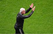 28 June 2025; Donegal manager Jim McGuinness during the GAA Football All-Ireland Senior Championship quarter-final match between Monaghan and Donegal at Croke Park in Dublin. Photo by Daire Brennan/Sportsfile