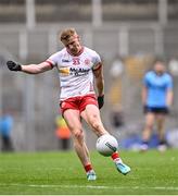 28 June 2025; Peter Harte of Tyrone scores a two-pointer during the GAA Football All-Ireland Senior Championship quarter-final match between Dublin and Tyrone at Croke Park in Dublin. Photo by Piaras Ó Mídheach/Sportsfile