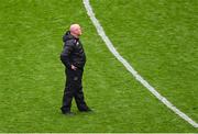28 June 2025; Tyrone manager Malachy O'Rourke ahead of the GAA Football All-Ireland Senior Championship quarter-final match between Dublin and Tyrone at Croke Park in Dublin. Photo by Daire Brennan/Sportsfile