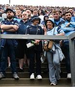 28 June 2025; Dublin supporters in Hill 16 during the GAA Football All-Ireland Senior Championship quarter-final match between Dublin and Tyrone at Croke Park in Dublin. Photo by David Fitzgerald/Sportsfile