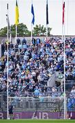 28 June 2025; Dublin goalkeeper Stephen Cluxton looks on from the Hill 16 goal during the GAA Football All-Ireland Senior Championship quarter-final match between Dublin and Tyrone at Croke Park in Dublin. Photo by Piaras Ó Mídheach/Sportsfile