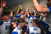 28 June 2025; Waterford players celebrate after the Electric Ireland GAA Hurling All-Ireland Minor Championship final match between Waterford and Clare at FBD Semple Stadium in Thurles, Tipperary. Photo by Brendan Moran/Sportsfile