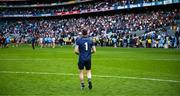 28 June 2025; Dublin goalkeeper Stephen Cluxton heads towards the dressing after the GAA Football All-Ireland Senior Championship quarter-final match between Dublin and Tyrone at Croke Park in Dublin. Photo by Ray McManus/Sportsfile
