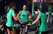 28 June 2025; Kyra Carusa during a Republic of Ireland women training session at Mercy Health Training Center in Cincinnati, Ohio, USA. Photo by Stephen McCarthy/Sportsfile