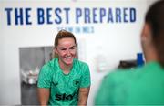 28 June 2025; Jessie Stapleton during a Republic of Ireland women training session at Mercy Health Training Center in Cincinnati, Ohio, USA. Photo by Stephen McCarthy/Sportsfile