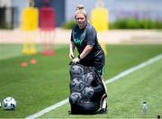 28 June 2025; Assistant coach Charlotte Healy during a Republic of Ireland women training session at Mercy Health Training Center in Cincinnati, Ohio, USA. Photo by Stephen McCarthy/Sportsfile