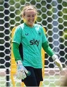 28 June 2025; Goalkeeper Grace Moloney during a Republic of Ireland women training session at Mercy Health Training Center in Cincinnati, Ohio, USA. Photo by Stephen McCarthy/Sportsfile