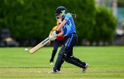 29 June 2025; Typhoons batter Alice Walsh during the Evoke Super 20 Trophy match between Typhoons and Scorchers at Railway Union Cricket Club in Dublin. Photo by Seb Daly/Sportsfile