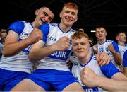 28 June 2025; Wateford players celebrate after winning the Electric Ireland GAA Hurling All-Ireland Minor Championship final match between Waterford and Clare at FBD Semple Stadium in Thurles, Tipperary. Photo by John Sheridan/Sportsfile