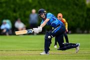 29 June 2025; Typhoons batter Rebecca Stokell during the Evoke Super 20 Trophy match between Typhoons and Scorchers at Railway Union Cricket Club in Dublin. Photo by Seb Daly/Sportsfile