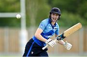29 June 2025; Typhoons batter Rebecca Stokell during the Evoke Super 20 Trophy match between Typhoons and Scorchers at Railway Union Cricket Club in Dublin. Photo by Seb Daly/Sportsfile