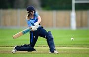 29 June 2025; Typhoons batter Zara Craig during the Evoke Super 20 Trophy match between Typhoons and Scorchers at Railway Union Cricket Club in Dublin. Photo by Seb Daly/Sportsfile