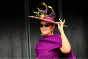 29 June 2025; Louise Hamilton-Byrne from Glaway at day three of the Dubai Duty Free Irish Derby Festival at The Curragh Racecourse in Kildare. Photo by Matt Browne/Sportsfile