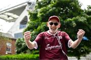 29 June 2025; Galway supporter Brian McDermott, from Kylemore in Galway, before the GAA Football All-Ireland Senior Championship quarter-final match between Meath and Galway at Croke Park in Dublin. Photo by Shauna Clinton/Sportsfile