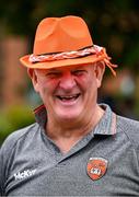 29 June 2025; Armagh supporter Morris McBride before the GAA Football All-Ireland Senior Championship quarter-final match between Armagh and Kerry at Croke Park in Dublin. Photo by Shauna Clinton/Sportsfile
