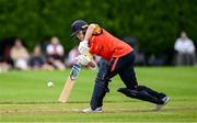29 June 2025; Scorchers batter Christina Coulter Reilly during the Evoke Super 20 Trophy match between Typhoons and Scorchers at Railway Union Cricket Club in Dublin. Photo by Seb Daly/Sportsfile