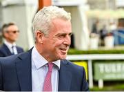 29 June 2025; Trainer David Marnane after winning the Dubai Duty Free Derby Festival Handicap with Slieve Binnian during day three of the Dubai Duty Free Irish Derby Festival at The Curragh Racecourse in Kildare. Photo by Matt Browne/Sportsfile