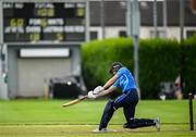 29 June 2025; Typhoons batter Rebecca Stokell during the Evoke Super 20 Trophy match between Typhoons and Scorchers at Railway Union Cricket Club in Dublin. Photo by Seb Daly/Sportsfile