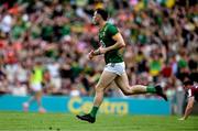 29 June 2025; Jordan Morris of Meath celebrates after scoring a goal, in the 62nd minute, during the GAA Football All-Ireland Senior Championship quarter-final match between Meath and Galway at Croke Park in Dublin. Photo by Ray McManus/Sportsfile