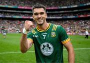 29 June 2025; Ciarán Caulfield of Meath after the GAA Football All-Ireland Senior Championship quarter-final match between Meath and Galway at Croke Park in Dublin. Photo by Ray McManus/Sportsfile