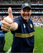 29 June 2025; Meath manager Robbie Brennan after the GAA Football All-Ireland Senior Championship quarter-final match between Meath and Galway at Croke Park in Dublin. Photo by Ray McManus/Sportsfile