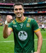 29 June 2025; Ciarán Caulfield of Meath after the GAA Football All-Ireland Senior Championship quarter-final match between Meath and Galway at Croke Park in Dublin. Photo by Ray McManus/Sportsfile