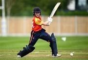 29 June 2025; Scorchers batter Christina Coulter Reilly during the Evoke Super 20 Trophy match between Scorchers and Dragons at Railway Union Cricket Club in Dublin. Photo by Seb Daly/Sportsfile