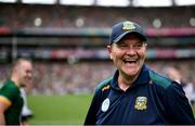 29 June 2025; Meath manager Robbie Brennan celebrates after the GAA Football All-Ireland Senior Championship quarter-final match between Meath and Galway at Croke Park in Dublin. Photo by Piaras Ó Mídheach/Sportsfile