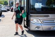 29 June 2025; Ireland coach Neil Doak arrives at Stadio San Michele in Calvisano prior to the World Rugby U20 Championship 2025 Pool C match between Ireland and Georgia at Stadio San Michele in Calvisano, Italy. Photo by Roberto Bregani/Sportsfile