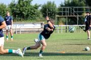 29 June 2025; Ireland players warm up prior to the World Rugby U20 Championship 2025 Pool C match between Ireland and Georgia at Stadio San Michele in Calvisano, Italy. Photo by Roberto Bregani/Sportsfile
