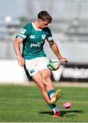 29 June 2025; Tom Wood of Ireland converts a penalty during World Rugby U20 Championship 2025 Pool C match between Ireland and Georgia at Stadio San Michele in Calvisano, Italy. Photo by Roberto Bregani/Sportsfile