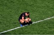 29 June 2025; A dejected Rian O'Neill of Armagh the GAA Football All-Ireland Senior Championship quarter-final match between Armagh and Kerry at Croke Park in Dublin. Photo by Daire Brennan/Sportsfile
