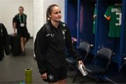 29 June 2025; Erin McLaughlin of Republic of Ireland before the women's international friendly match between the USA and Republic of Ireland at TQL Stadium in Cincinnati, Ohio, USA. Photo by Stephen McCarthy/Sportsfile