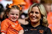 29 June 2025; Armagh supporters during the GAA Football All-Ireland Senior Championship quarter-final match between Armagh and Kerry at Croke Park in Dublin. Photo by Ray McManus/Sportsfile