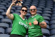 29 June 2025; Republic of Ireland supporters before the women's international friendly match between the USA and Republic of Ireland at TQL Stadium in Cincinnati, Ohio, USA. Photo by Stephen McCarthy/Sportsfile