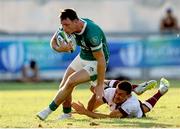 29 June 2025; Derry Moloney of Ireland in action during World Rugby U20 Championship 2025 Pool C match between Ireland and Georgia at Stadio San Michele in Calvisano, Italy. Photo by Roberto Bregani/Sportsfile