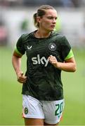 29 June 2025; Saoirse Noonan of Republic of Ireland before the women's international friendly match between the USA and Republic of Ireland at TQL Stadium in Cincinnati, Ohio, USA. Photo by Stephen McCarthy/Sportsfile