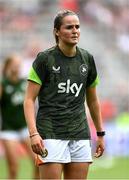 29 June 2025; Erin McLaughlin of Republic of Ireland before the women's international friendly match between the USA and Republic of Ireland at TQL Stadium in Cincinnati, Ohio, USA. Photo by Stephen McCarthy/Sportsfile