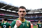 29 June 2025; Ciarán Caulfield of Meath celebrates after the GAA Football All-Ireland Senior Championship quarter-final match between Meath and Galway at Croke Park in Dublin. Photo by Shauna Clinton/Sportsfile
